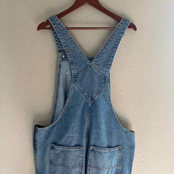 NEW Old Navy Maternity side-panel OG straight Jean overall - Picture 5 of 9